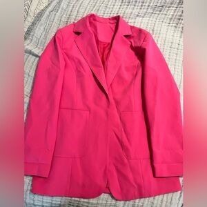 Hot pink blazer